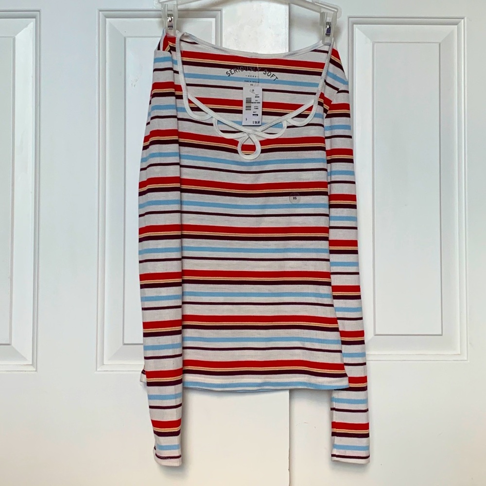 Aeropostale striped long sleeve
